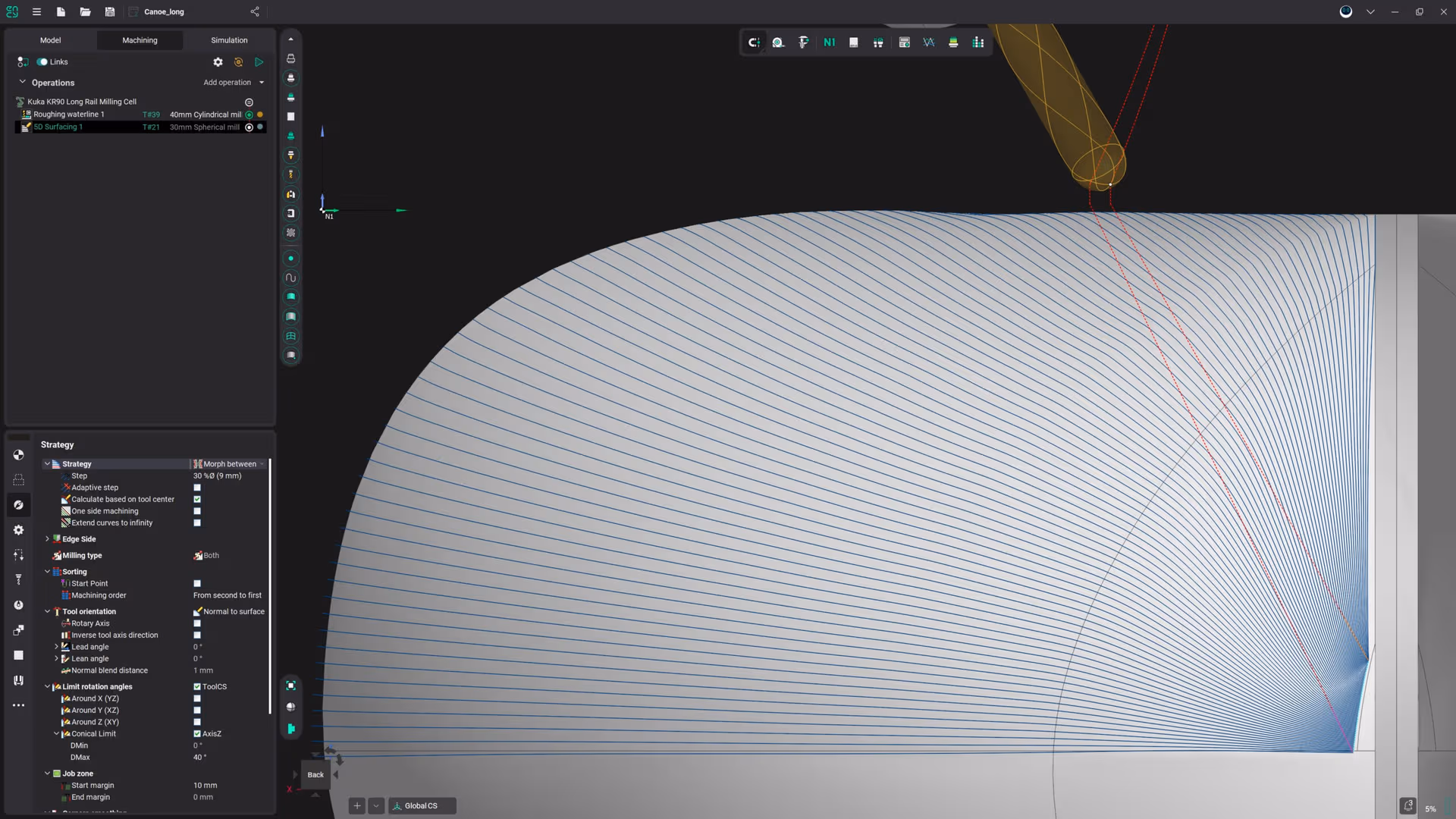 Complex Toolpath calculation