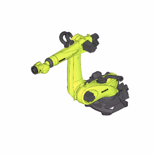 Industrial Robot KUKA KR 100 R3500 press (slim version)