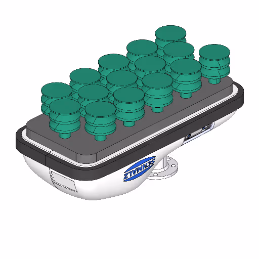 End effector SCHMALZ Schmalz Vacuum Area Gripper with Suction Cups for UR