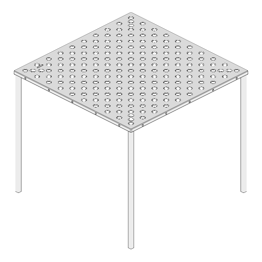 Table SIEGMUND Basic 8.7 - 1000x1000x25 Plasma nitrided