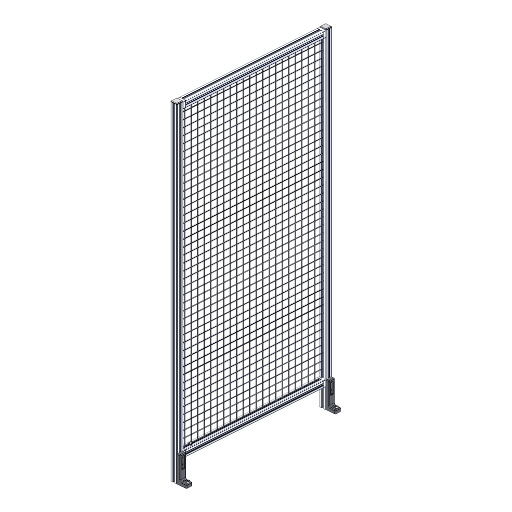 Fixed object Fence section 2000x1000