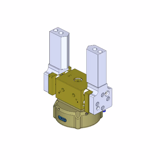 Composite end effector SCHUNK Pneumatic long-stroke gripper