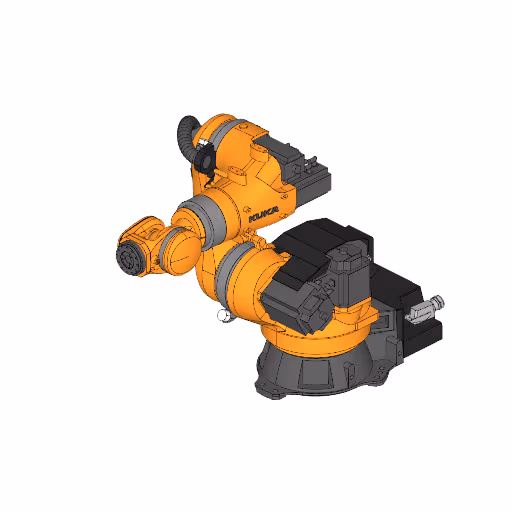 Industrial Robot KUKA KR 160 R1570 nano (slim version)
