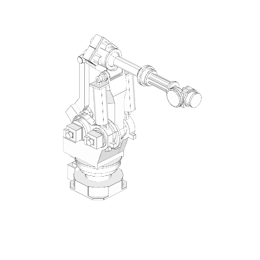 Flexible Heavy-Duty Industrial Robot KAWASAKI MX350L-D