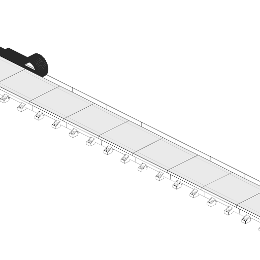 Rail ABB IRBT6004 Mirrored 10m