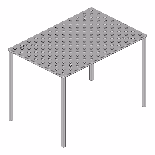 Table SIEGMUND Basic 8.7 - 1200x800x25 Plasma nitrided