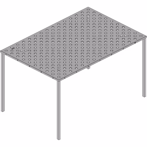 Table SIEGMUND Basic 8.7 - 1500x1000x25 Plasma nitrided