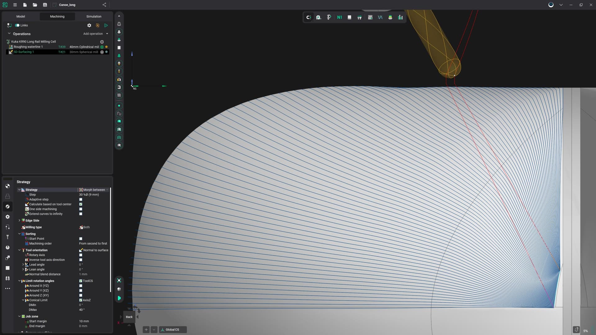 Complex Toolpath calculation