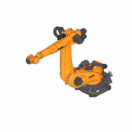 Industrial Robot KUKA KR 90 R3700 K prime (slim version)