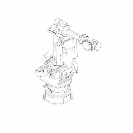 Flexible Heavy-Duty Industrial Robot KAWASAKI MX700N-D