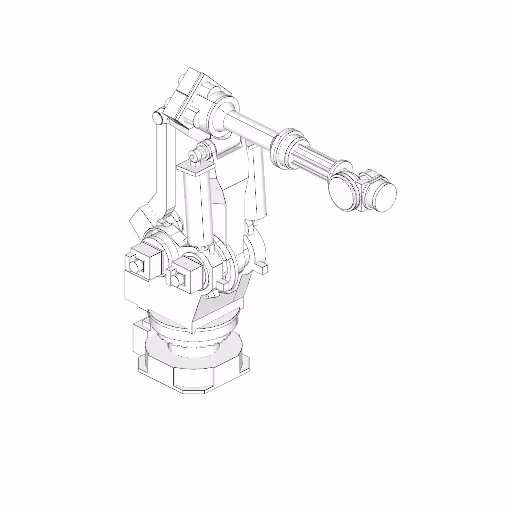Flexible Heavy-Duty Industrial Robot KAWASAKI MX350L-D