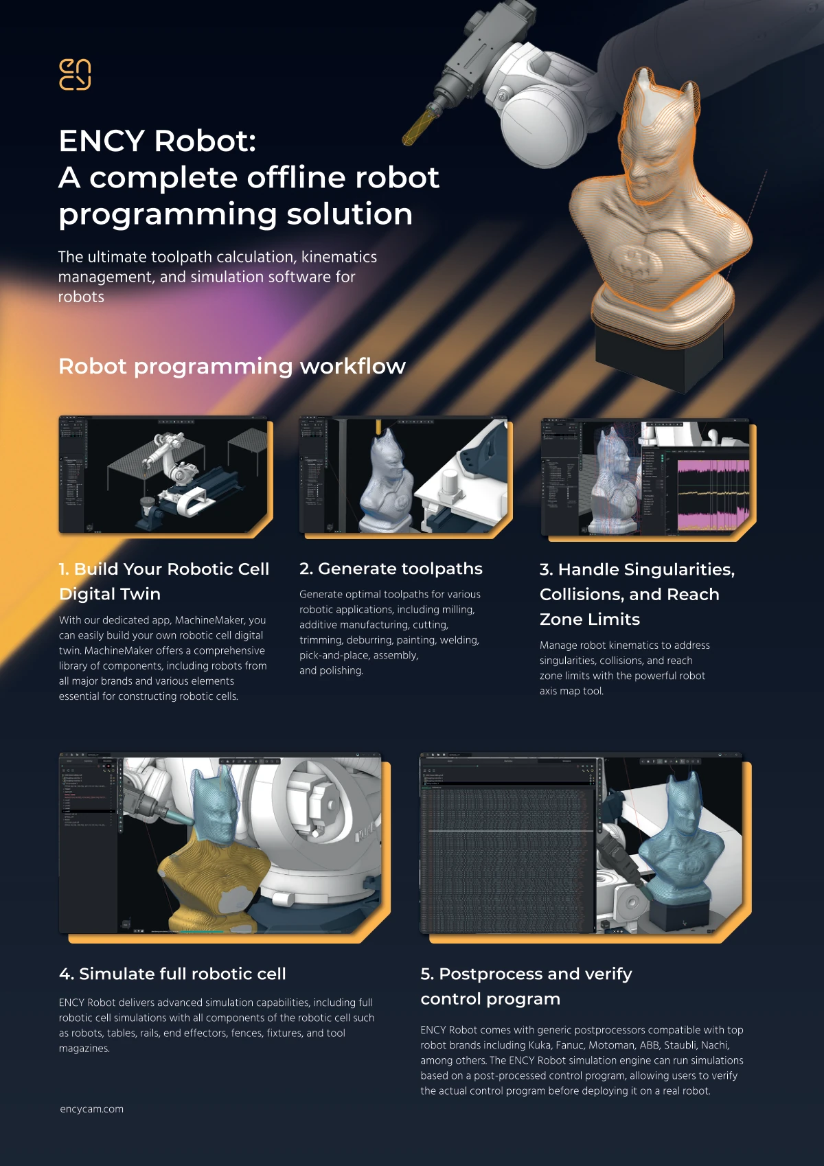 ENCY Robot: offline robot programming