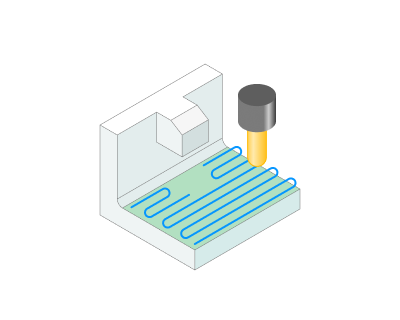 Trim toolpath