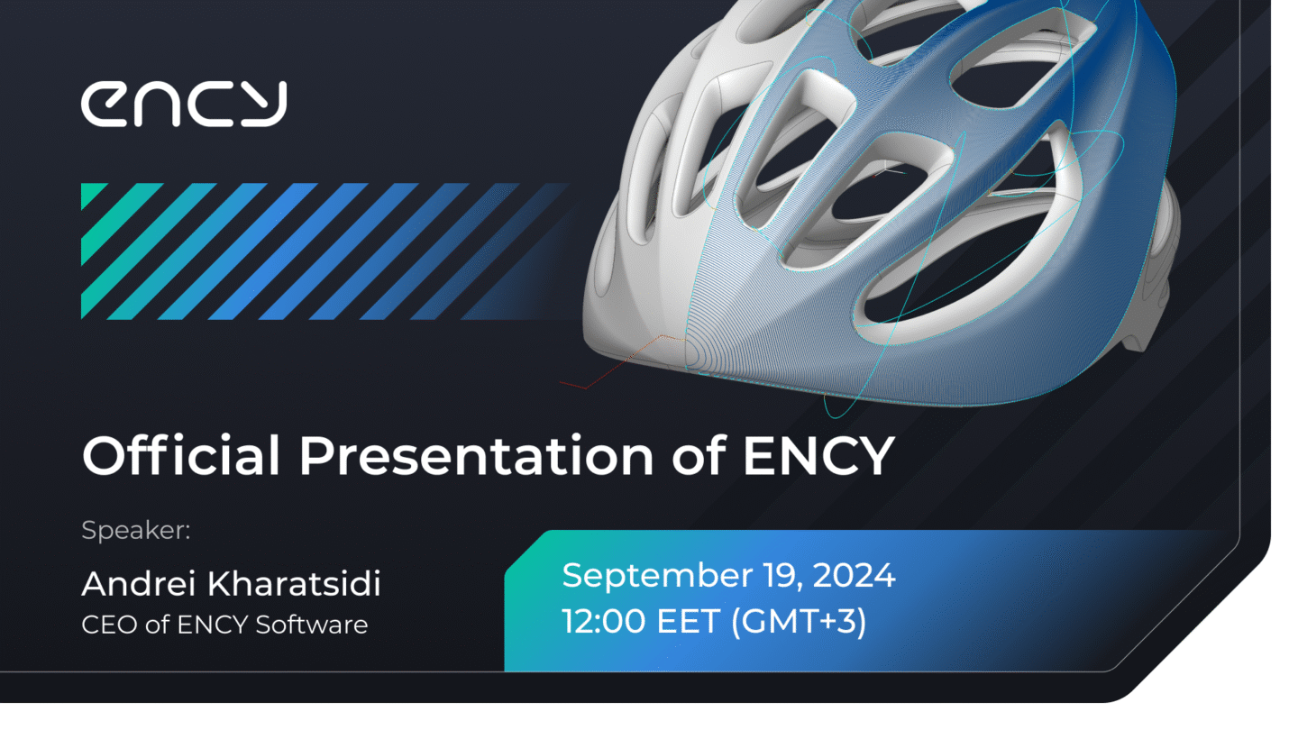 A promotional banner for the ENCY presentation on September 19, 2024.
