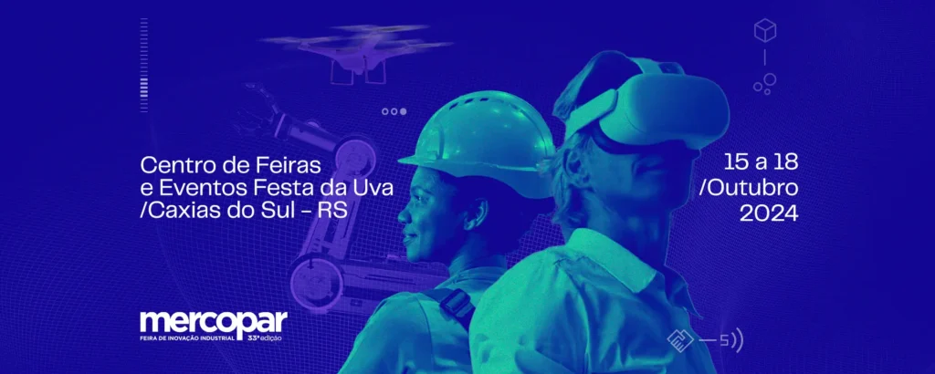 Workers wearing helmets and VR headsets in a tech-focused setting.