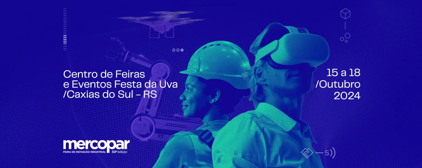 Workers wearing helmets and VR headsets in a tech-focused setting.