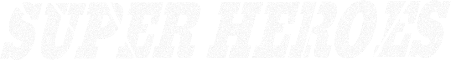 The word "heroes" is prominently displayed in a bold, stylized font.