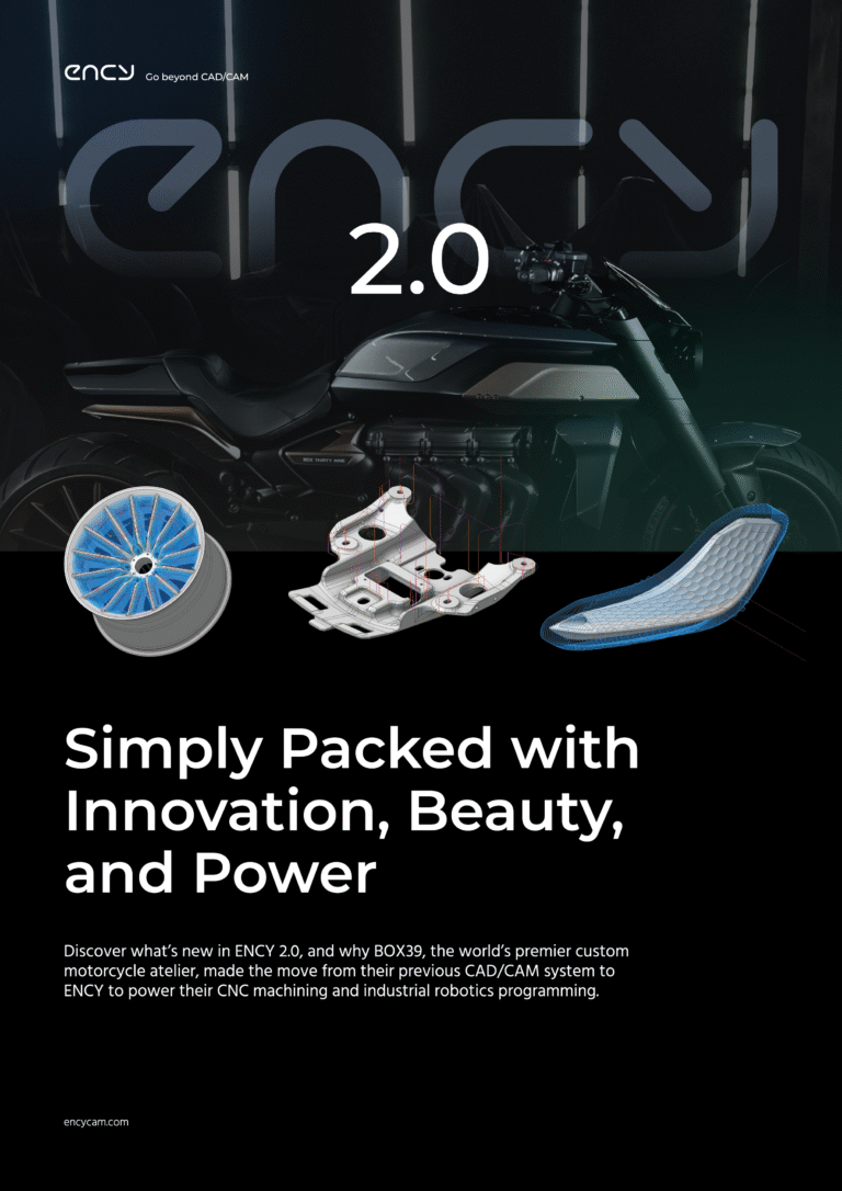 Product brochure for ENCY 2.0 showcasing innovative features.