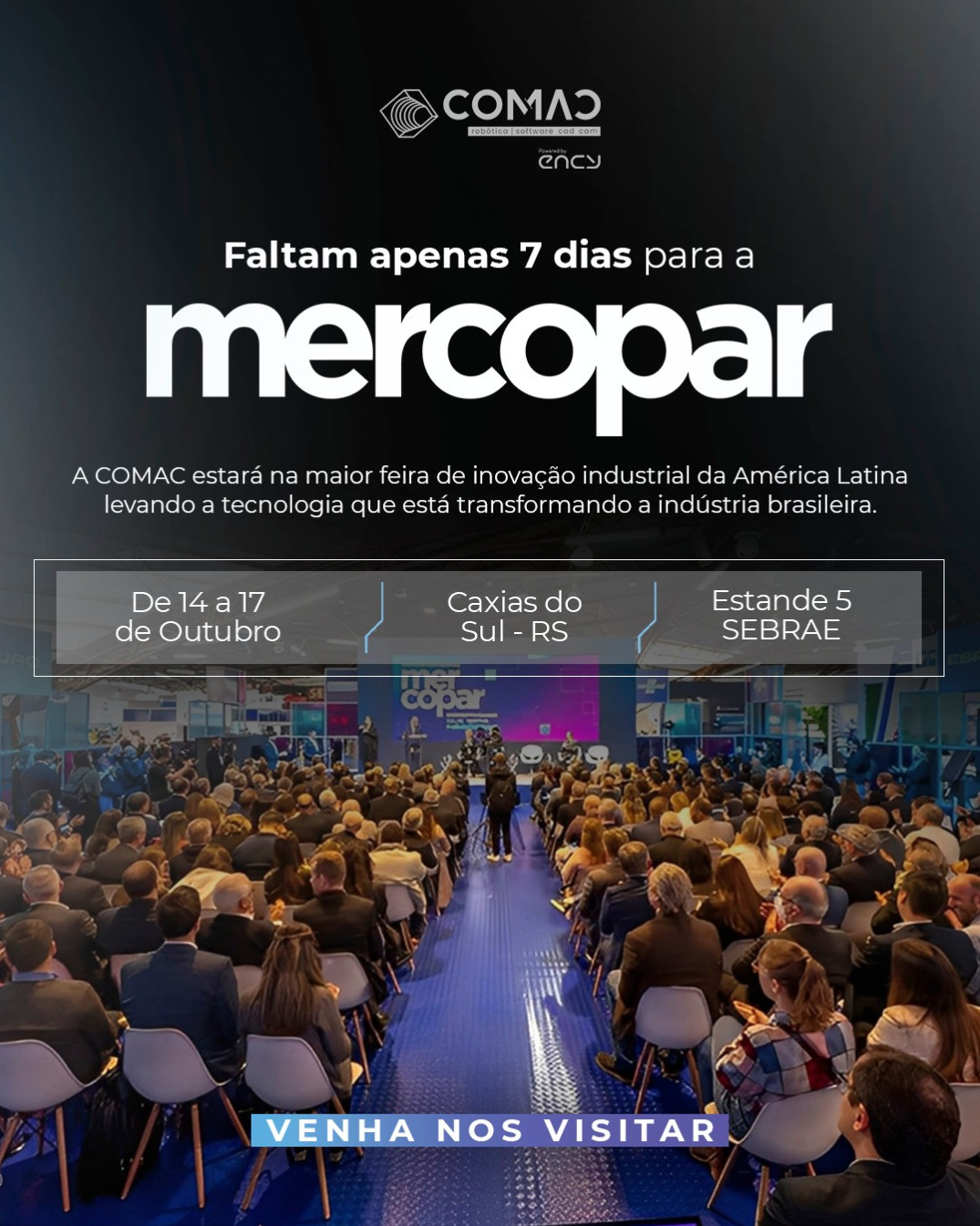 A digital countdown announces only 7 days until Mercopar event.