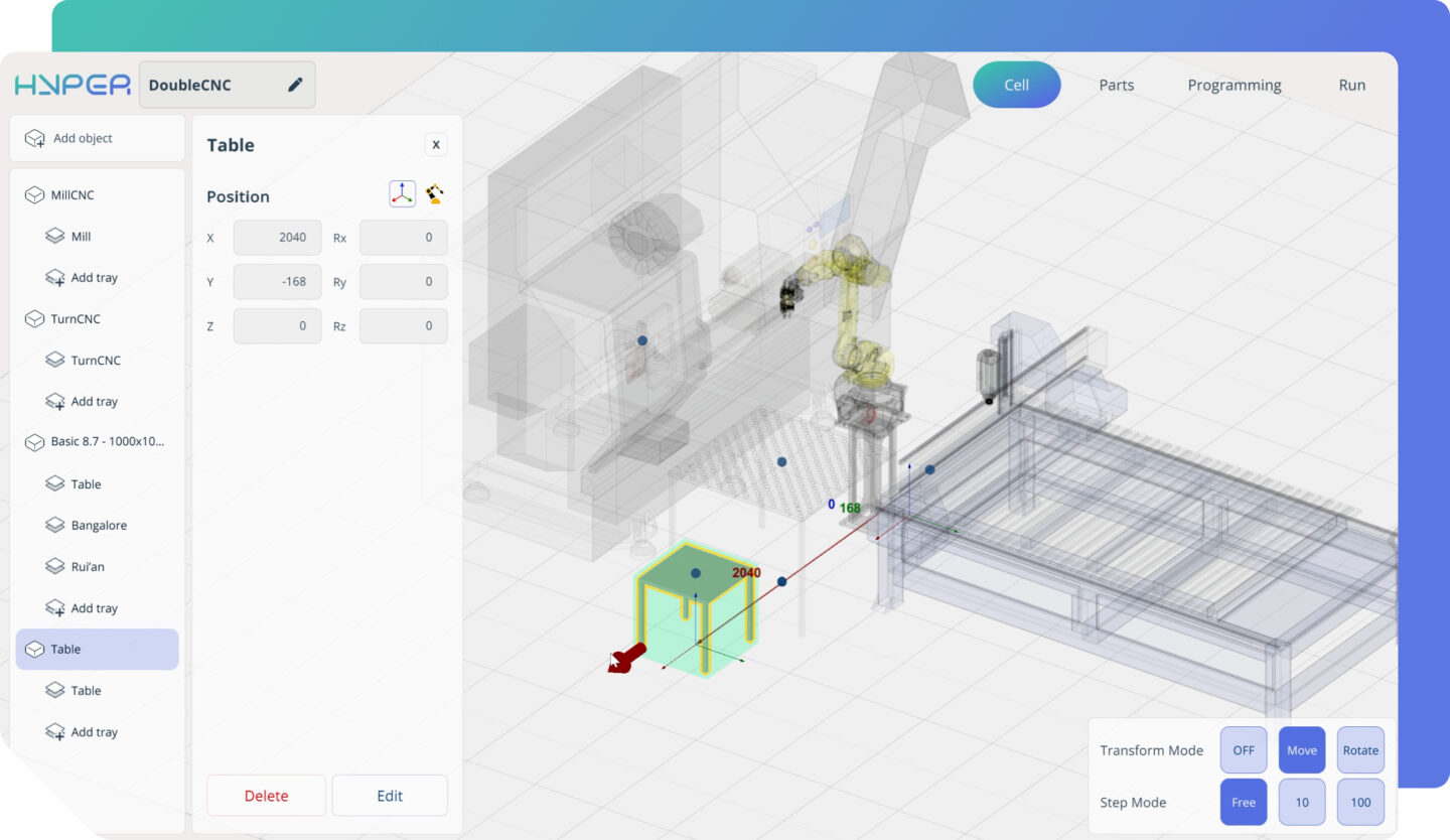 A digital diagram showcases a cell-mode design with components.