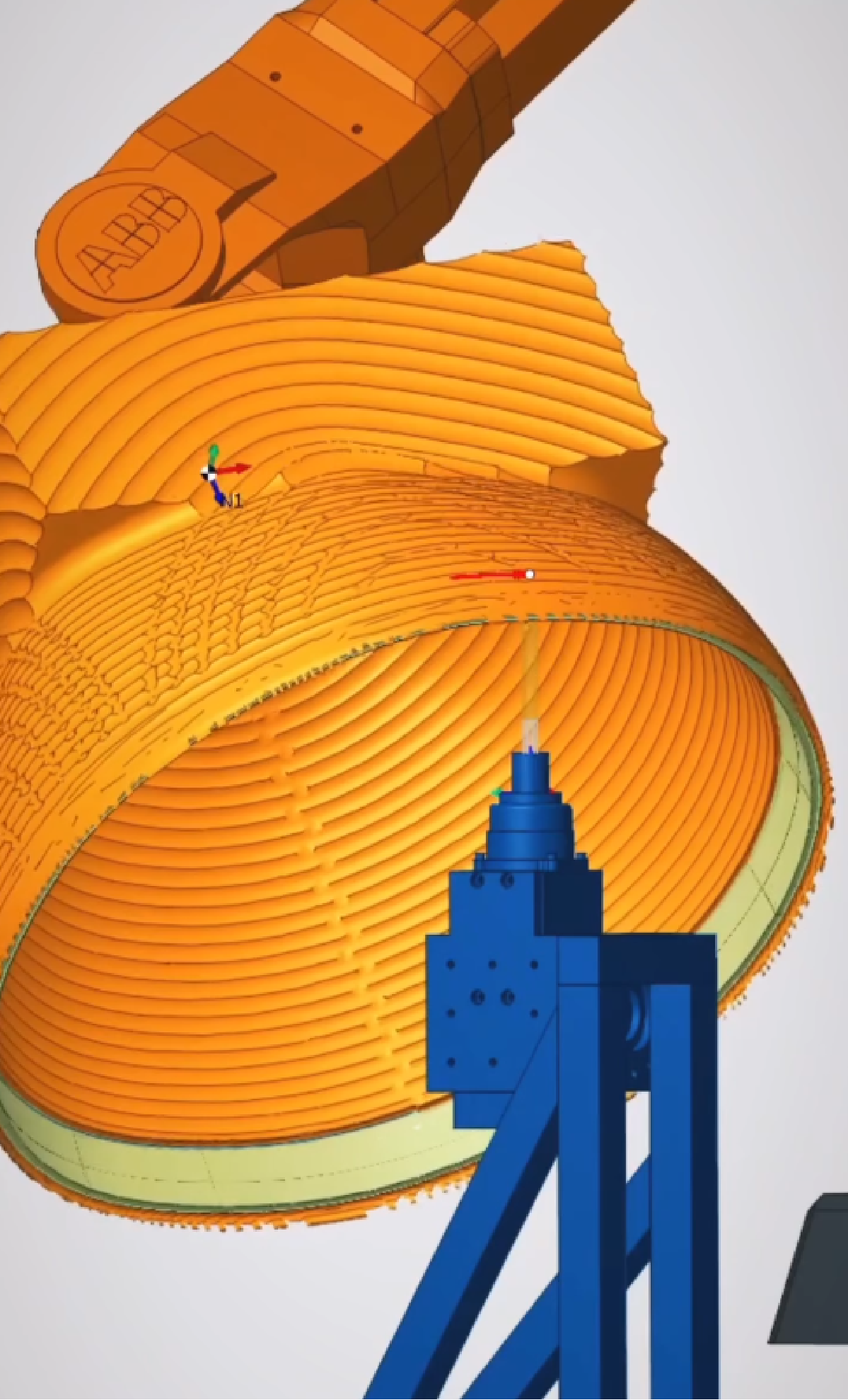 Casting “with wall thickness from the model”: an aluminum apple with the right inside