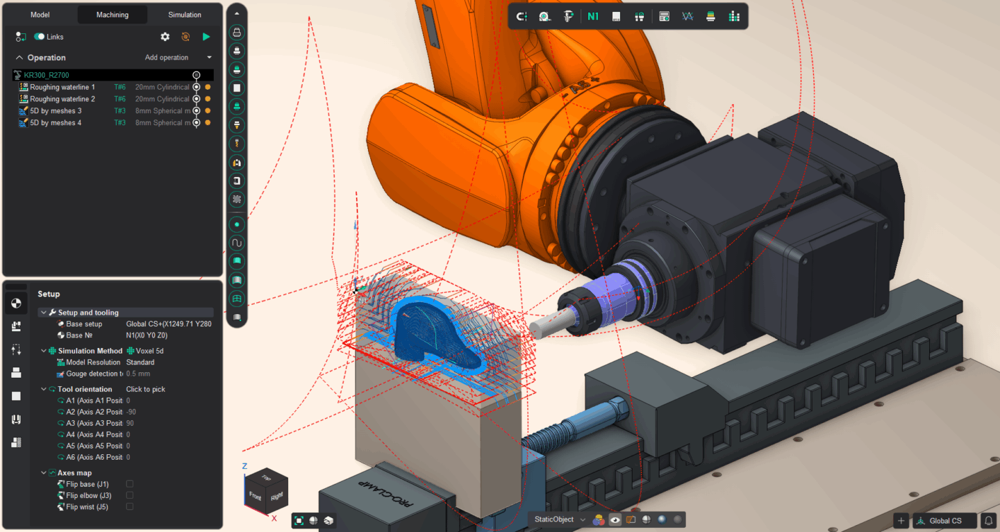 Toolpath in ENCY Robot