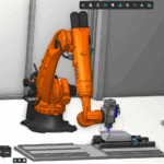 Face Milling Operation in ENCY Robot