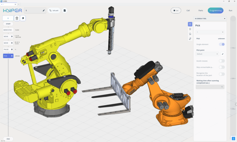 ENCY Hyper supports projects with robots from different manufacturers