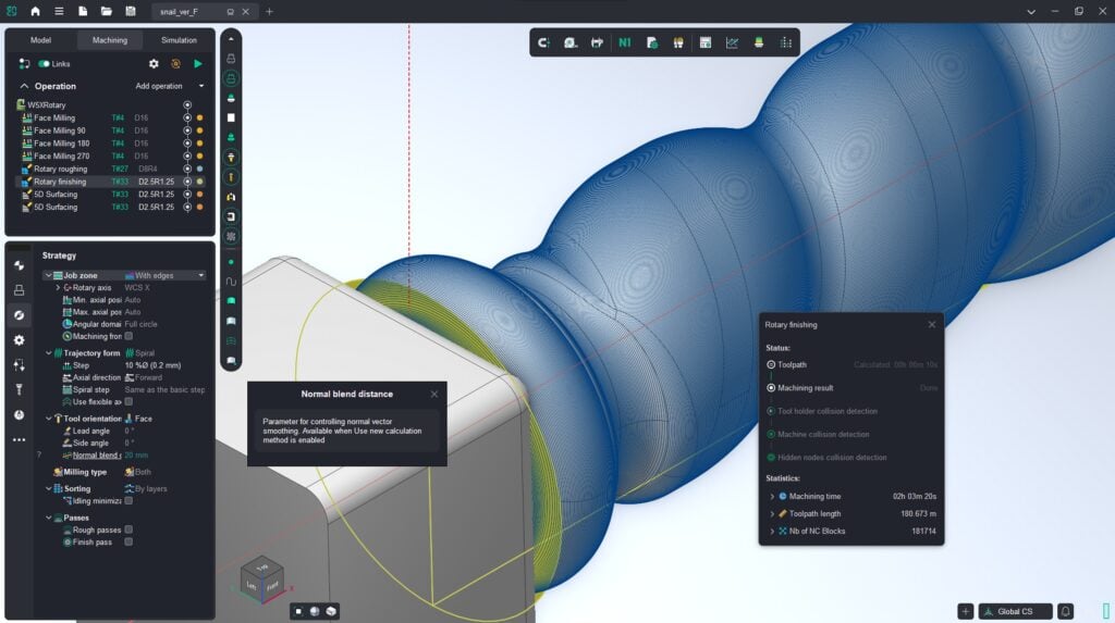 New Normal Smoothing Distance parameter