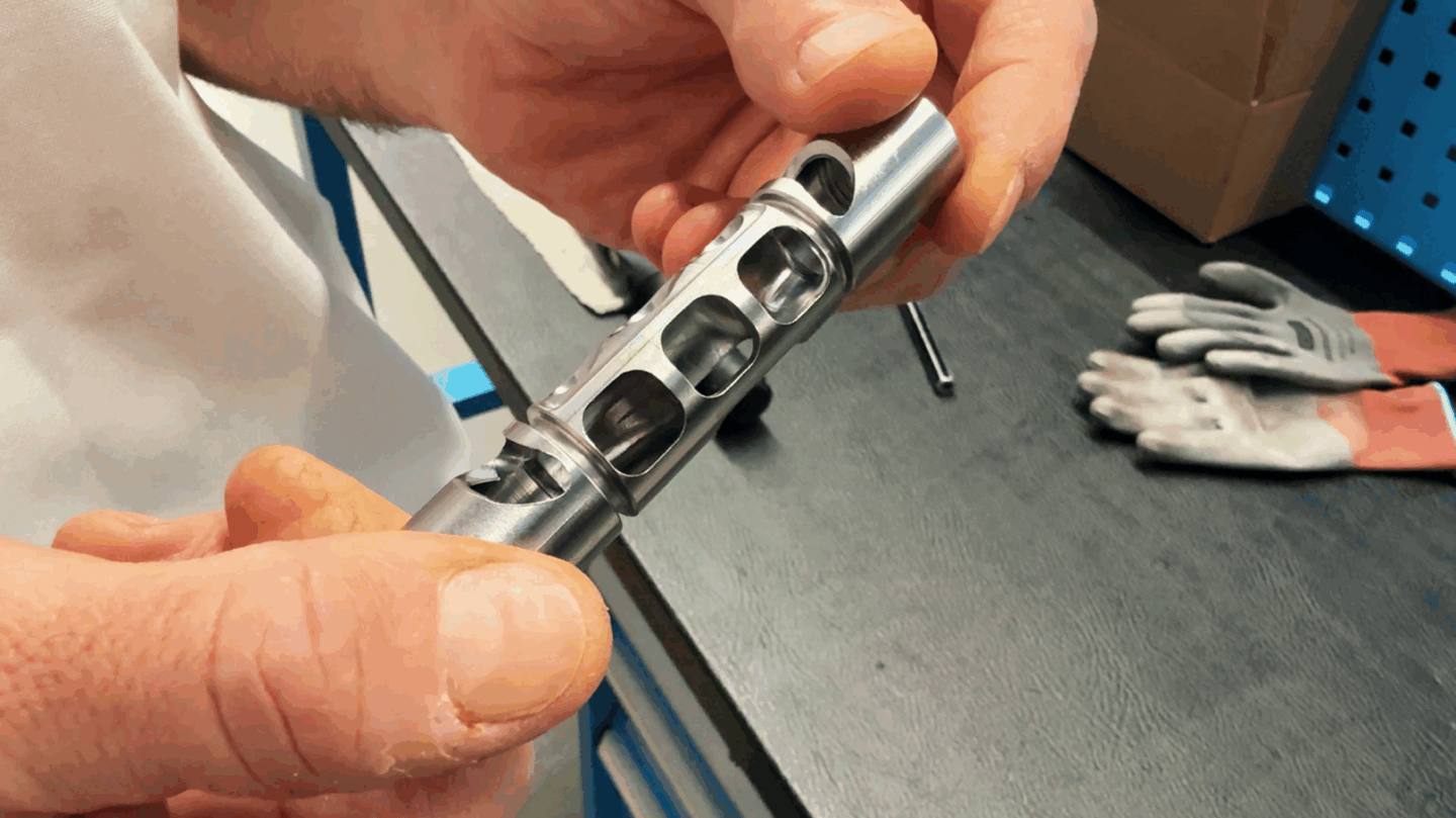 Dino Paoli uses ENCY to machine complex Hurricane wheel gun components for Formula 1
