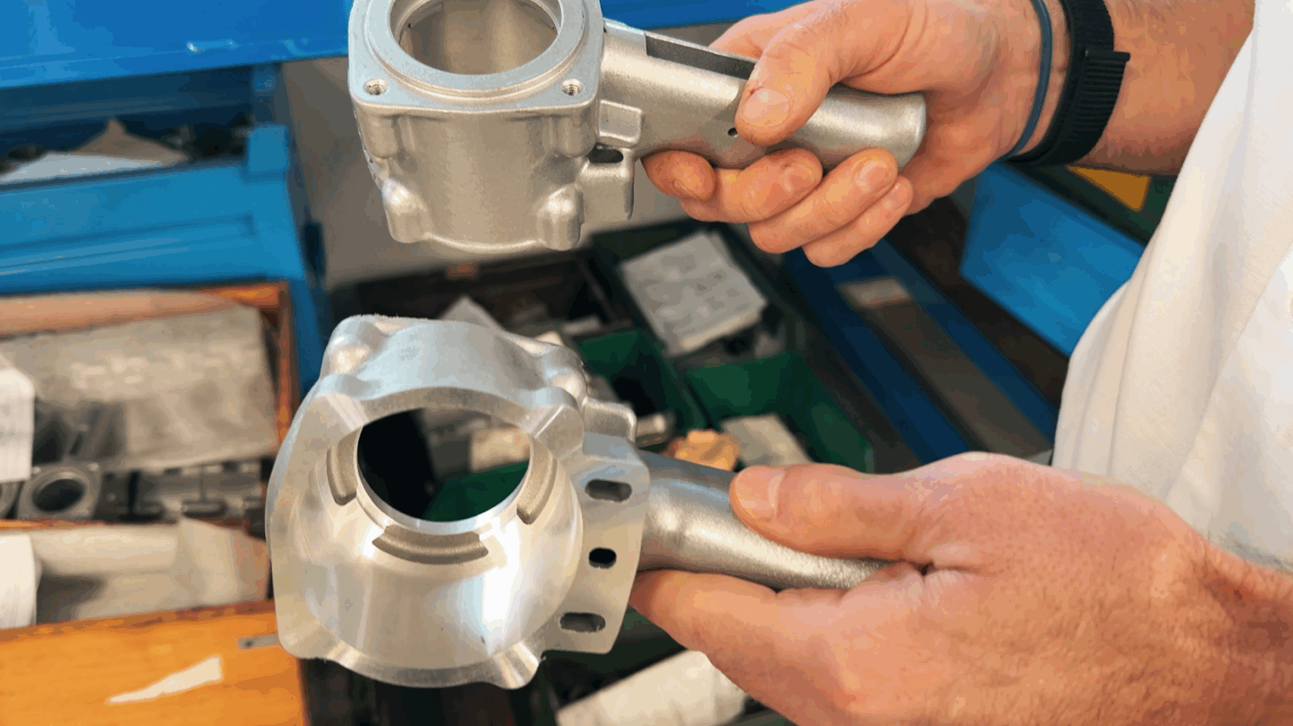 Dino Paoli uses ENCY to machine complex Hurricane wheel gun components for Formula 1