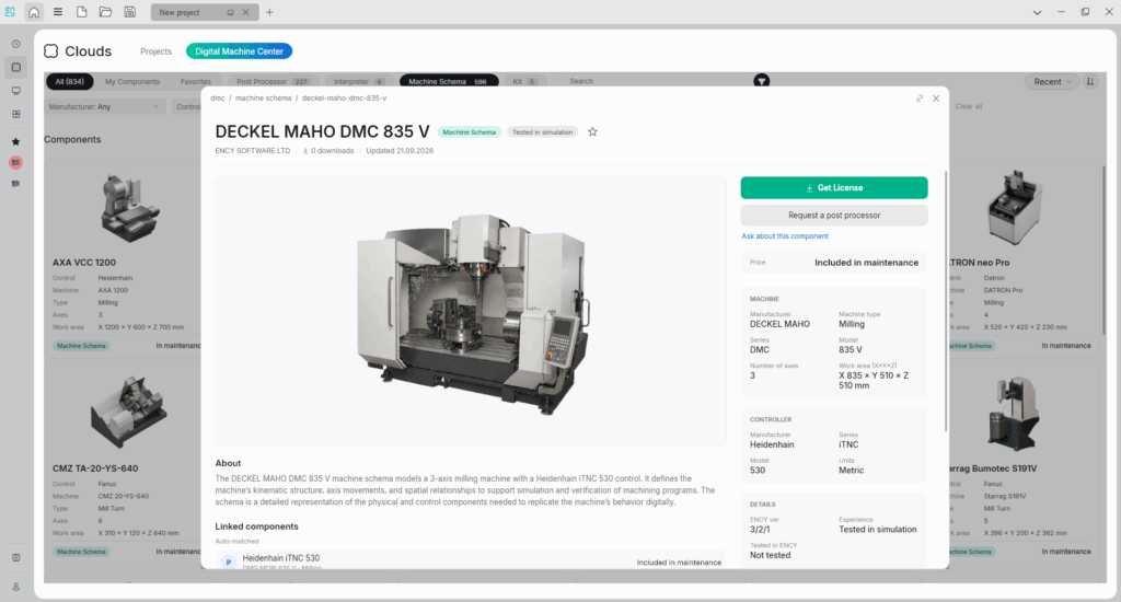 ENCY Introduces Digital Machine Center