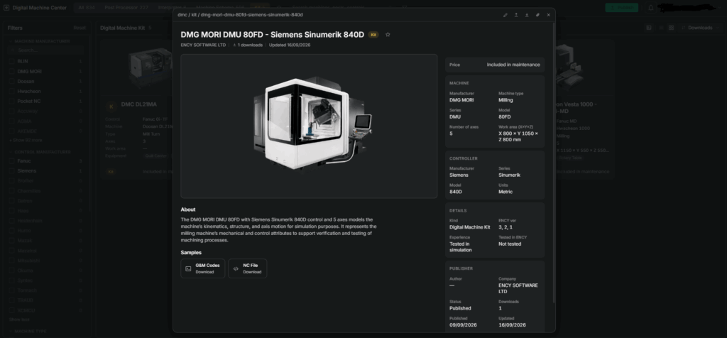 ENCY Introduces Digital Machine Center
