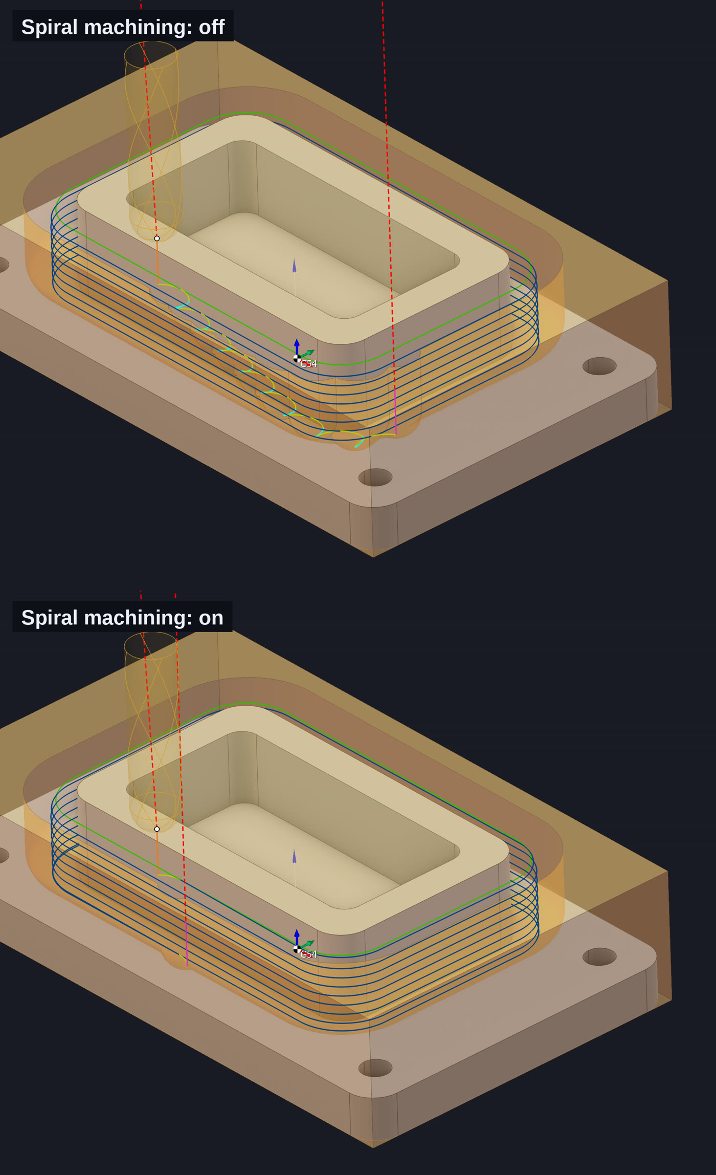 ENCY 3 Combo Finish operation window with Scallop plus Waterline strategy and toolpath control