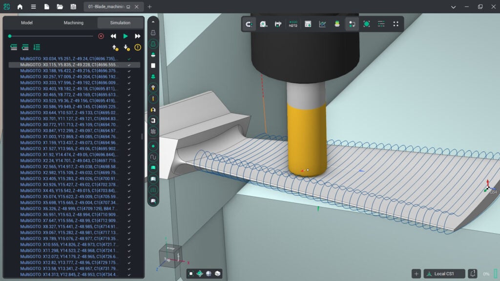 ENCY 3.0 Blade Machining — strategies for airfoils, root zones, hubs, and edges