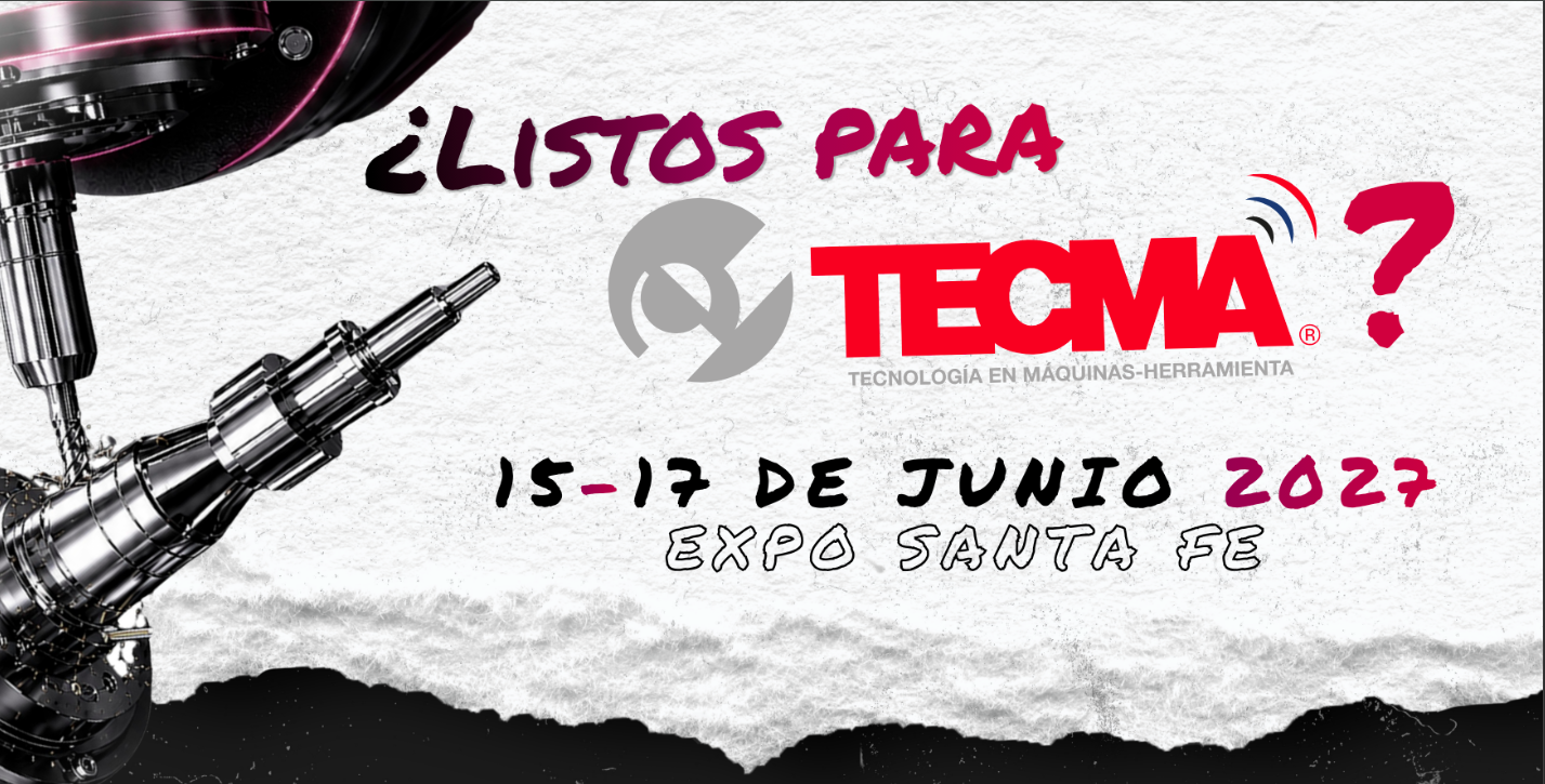 TECMA 2027 save-the-date banner — 15-17 June 2027 at Expo Santa Fe, Mexico City